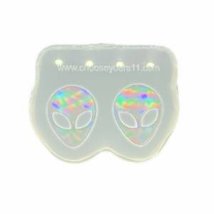 Ear studs Alien silicone mold Special Effect 2 pieces set for ear studs Bild 3