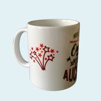 weiße bedruckte Kaffee-Tasse für die liebste Oma der Welt,kreativer Spruch auf Oma`s liebster Tasse, Bild 2