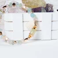 Damen Armband aus Morganit, Aquamarine, Aventurin, Beryll Bild 6