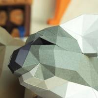 Koala Papierskulptur Bausatz zum Selberbauen Bild 8