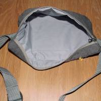Bauchtasche Gürteltasche Hüfttasche Hip Bag Crossbody-Bag mit Stickerei Katzen-Motiv Handmade Bild 3