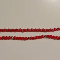 Tolles Armband aus roten Achat-Perlen Bild 2