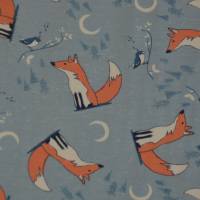 Jersey Hilco Winter-Fox Fuchs 50 x 150 cm Nähen Stoff Bild 1