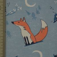Jersey Hilco Winter-Fox Fuchs 50 x 150 cm Nähen Stoff Bild 3