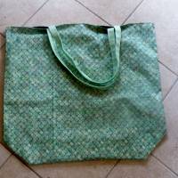 Shopper Bag XXL /  Stofftasche / Strandtasche  im maritimen Style - " Kleine Meerjungfrau" Bild 5