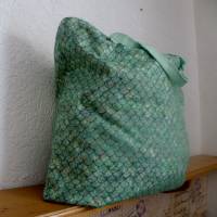 Shopper Bag XXL /  Stofftasche / Strandtasche  im maritimen Style - " Kleine Meerjungfrau" Bild 9