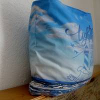 Shopper Bag XXL /  Stofftasche / Strandtasche  im maritimen Style Bild 2