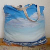 Shopper Bag XXL /  Stofftasche / Strandtasche  im maritimen Style Bild 5