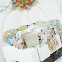Damen Armband, Sommer, Frühling, zarte pastell Farben Bild 5