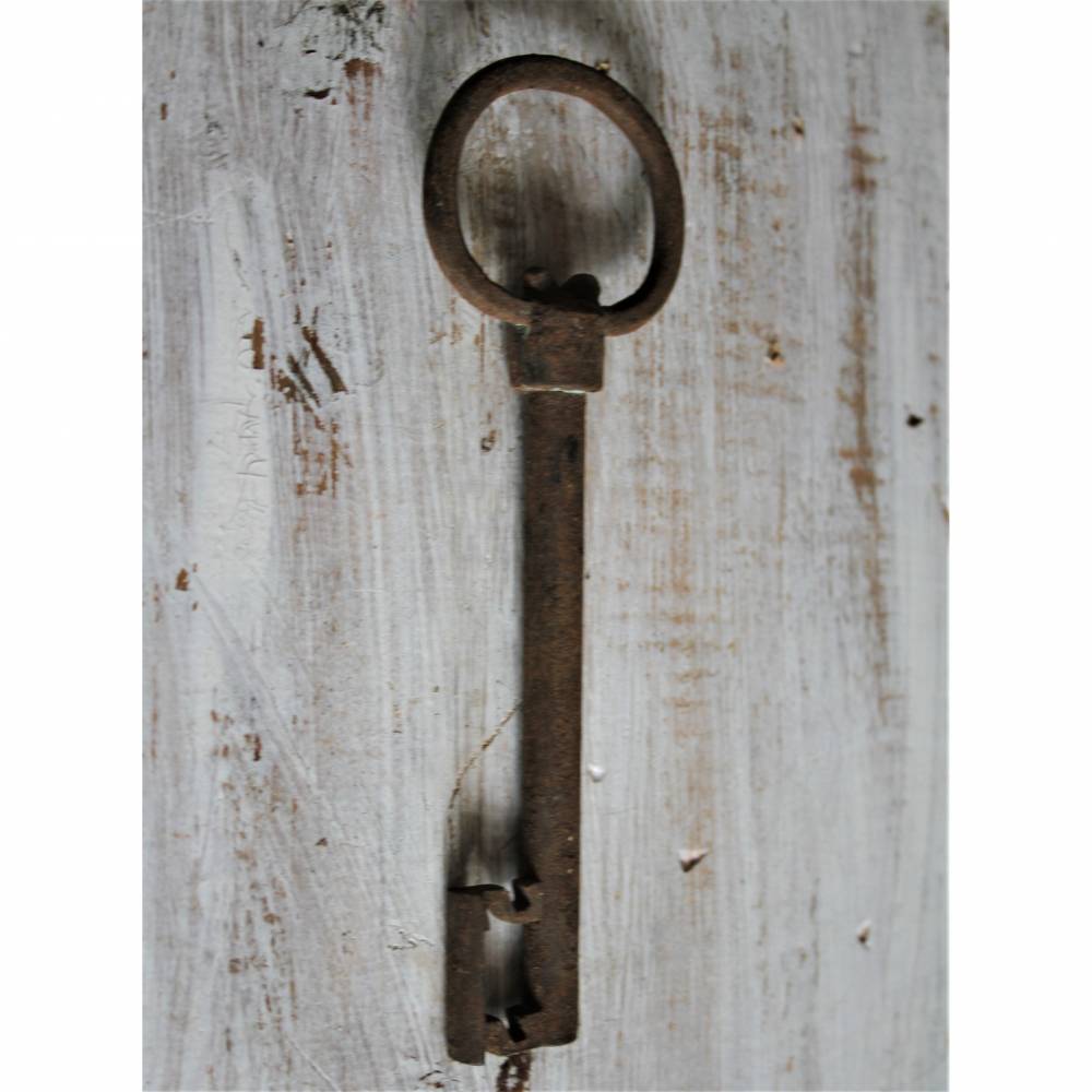 grosser alter Schlüssel mit Vintage Patina B