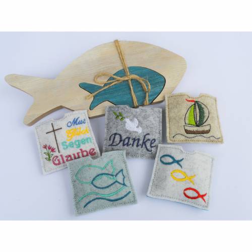 Stickdatei Kommunion ITH kleine Schokohülle SET