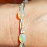 Besonderes Damen Armband aus Feuer Opal Bild 9