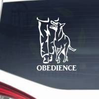 Aufkleber Obedience II, Größe M Bild 2