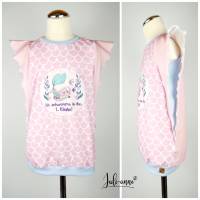 Sommer Shirt - Tunika "Birdee" mit coolen Flügelärmeln Einschulung Meerjungfrau 1. Klasse Bild 1