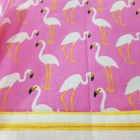 Rollmäppchen pink Flamingo für 28 lange und kurze Stifte Stifterolle Bild 2