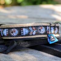 Halsband mit Klickverschluss, Hundehalsband mit verschiedenen Designs, Breiten und Größen Bild 1