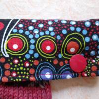 Nadelgarage, Nadelsafe, Nadelspiel Garage, australisches Muster, Nadeltasche für 15 cm lange Sockennadeln, Bild 7