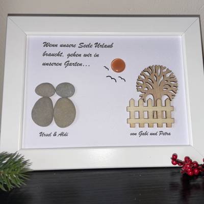 Steinbild Gartenfreunde, STB-302