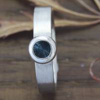 Ring Silber 925/- mit blauemTurmalin Bild 5