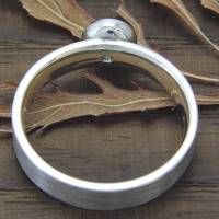 Ring Silber 925/- mit blauemTurmalin Bild 6
