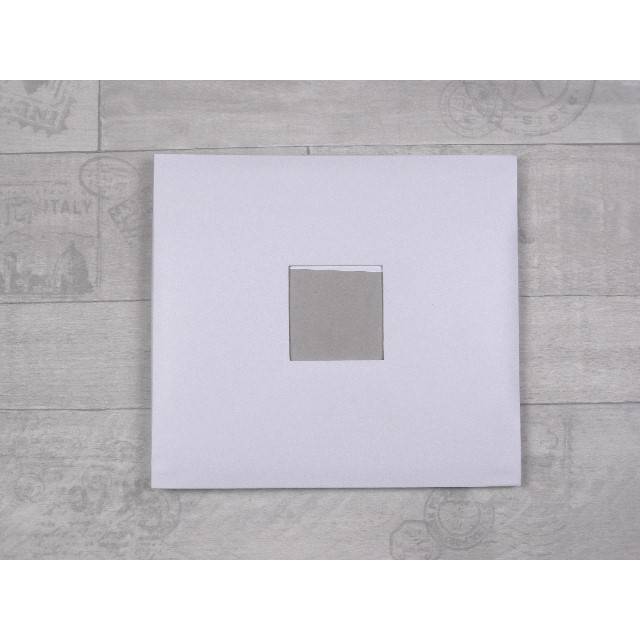 Album 32x35 cm mit Fenster, weiß, geschraubt, erweiterbar Bild 1
