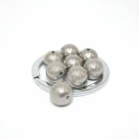 8mm Edelstahl Kugeln , Perlen mit 1mm Fädelloch , solid und schwer Bild 1