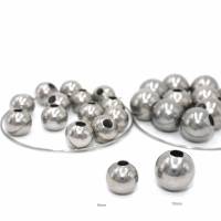 10mm Edelstahl Kugeln , Perlen mit 3 mm Fädelloch , hohl und leicht Bild 1