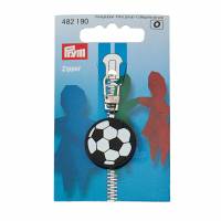 Zipper Prym fashion 482190 für Reißverschluss Fußball schwarz/weiß Bild 2