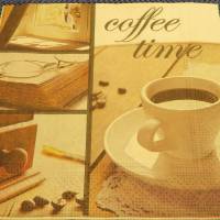 4 Servietten / Motivservietten / Coffee Time /  Kaffee Motiv K 97 Bild 1