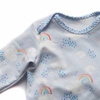 SET Baby Regenbogen Wolken Regentropfen Geschenk Geburtstag Geburt Baby Gr. 50 - 80 Bild 5