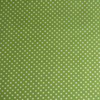 8,90 EUR/m Stoff Baumwolle - Punkte weiß auf grün 2mm Bild 2