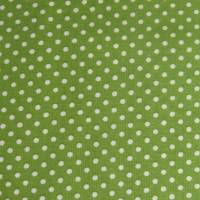 8,90 EUR/m Stoff Baumwolle - Punkte weiß auf grün 2mm Bild 4