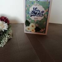 Geburtstagskarte zum 60. für eine Frau, Blumen Bild 1