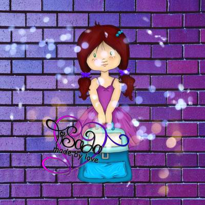 Digidatei ProStamp "Schulkind Ronja"