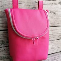 Kleine Umhängetasche Lise * Tasche * Pink Regenbogen Bild 1