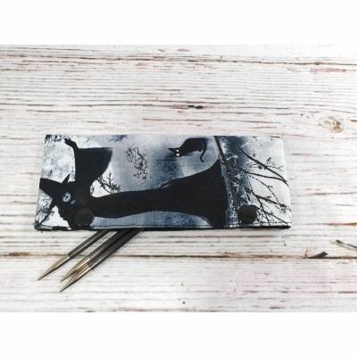 Nadelspiel-Hülle "Scary Witch" für das Stricknadeln, in 2 Größen