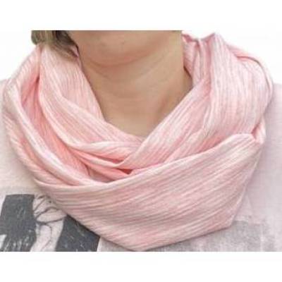 rosa Feinstrick Loopschal für Damen 