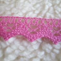 Baumwollspitze pink,  Breite ca.17 mm  (1m/1,50 €) Bild 4