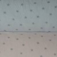wunderschöner Nicki mit Sternchen in zartem rosa oder hellblau 50 cm x 150 cm Hilco Baby Star Bild 1
