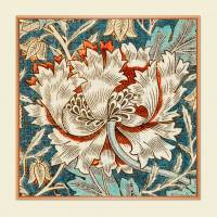 WILLIAM MORRIS 3er Set Kunstdruck Poster Triptychon Vintage, Wanddekoration, Florale Muster, Pattern, Strukturen, Blumen Bild 2