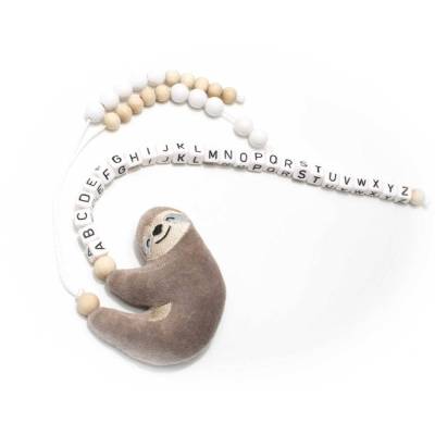 ABC Kette, Rechenkette, Faultier, Schultüte, Schulanfang, Geschenk Erstklässler, Geschenk Einschulung