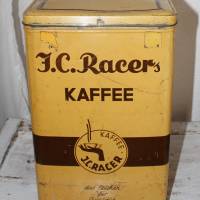 alte Blechdose große Kaffeedose J.C. Racer Kaffee Bild 1