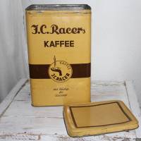alte Blechdose große Kaffeedose J.C. Racer Kaffee Bild 7