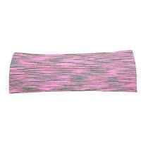 Haarband Mädchen Stirnband Sommer Jersey Mini Stripe Neon Pink Bild 2