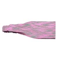 Haarband Mädchen Stirnband Sommer Jersey Mini Stripe Neon Pink Bild 4