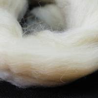 50 Gramm Wolle vom Coburger Fuchsschaf im Kardenband Bild 2