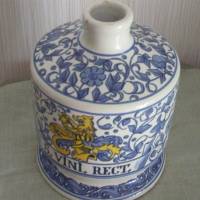 Flasche Kanne Ulmer Keramik Krug vintage Blumendekor Bild 3