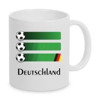 Deutschland Fußball Tasse beidseitig bedruckt Bild 1