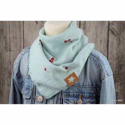 Musselintuch, Dreieckstuch, Spucktuch, Halstuch, Baby Schal, Tuch, 0-3 Jahre