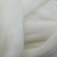 50 Gr. Charollais Wolle im Kammzug, zum Spinnen, Weben und Filzen Bild 3